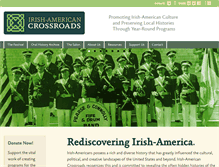Tablet Screenshot of irishamericancrossroads.org
